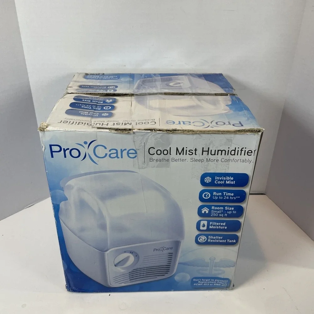 PRO CARE COOL MIST HUMIDIFIER (PCCM - 840) - TESTED Works  Small Room 250‎ Sq Ft